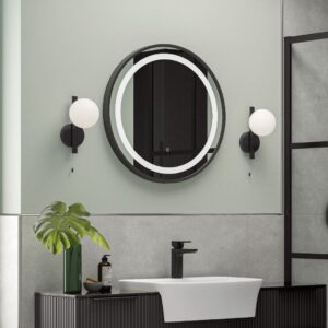 Black Bathroom Mirrors